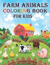 Farm Animals Coloring Book For Kids