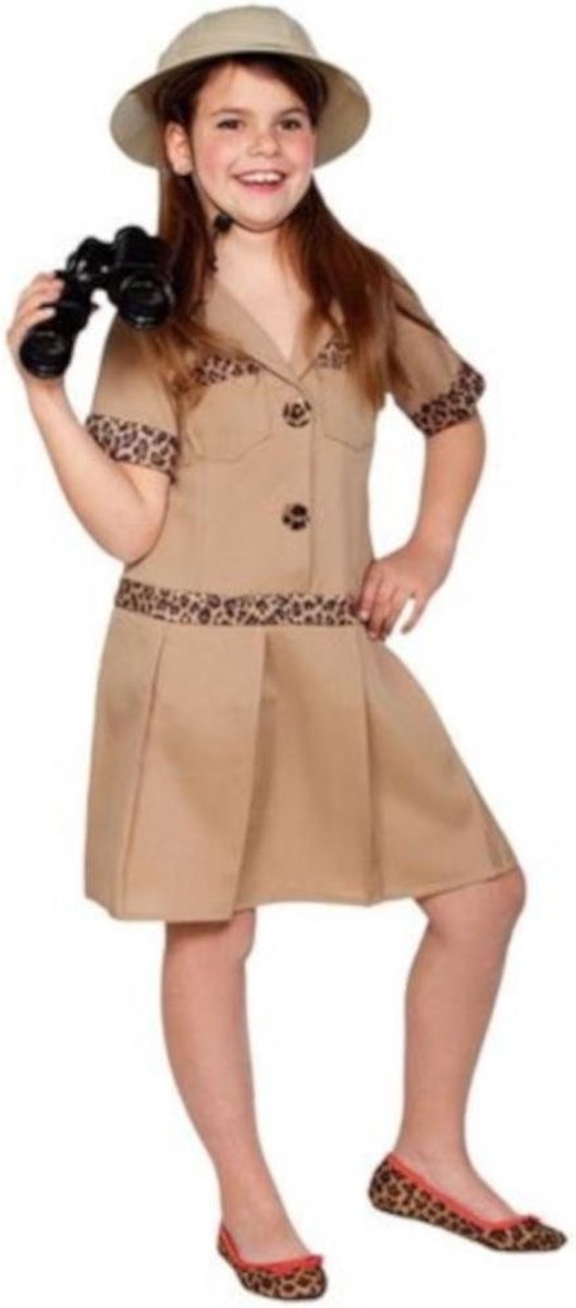 Witbaard Verkleedjurk Safari Polyester Beige Maat 7/9 Jaar