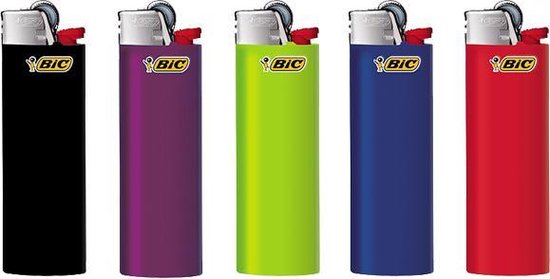 BIC Maxi J26 Aansteker / Aanstekers Willekeurige Kleuren (5 stuks)