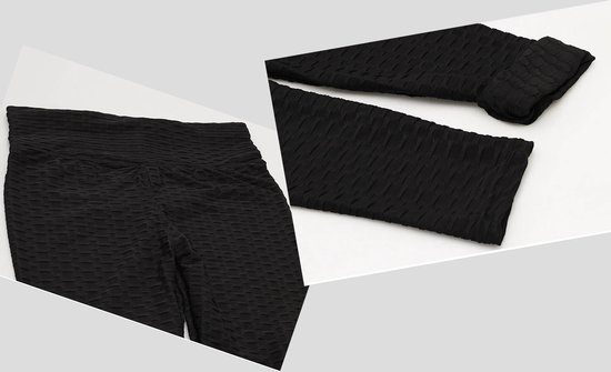 MaMo Subliem - Nieuw - Premium Anti Cellulitis Legging - Valt klein uit zie maattabel - Anti cellulite legging - Maat S - Sport - Yoga - Dans - Push Up - Absorberend — afbeelding 5