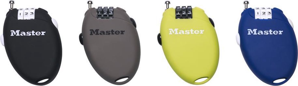 MasterLock Hangslot - Met Staalkabel van 61 cm - Cijferslot - 4603EURD