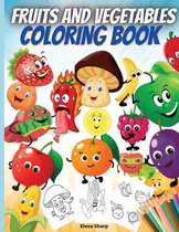 Fruits And Vegetables Coloring Book