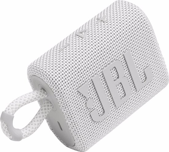 JBL Go 3 - Draadloze Bluetooth Mini Speaker - Wit