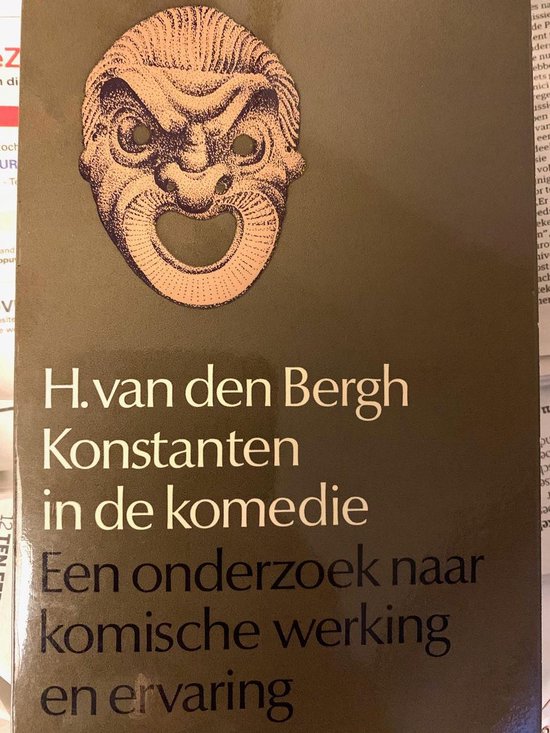 Boek cover Konstanten in de komedie van H. van den Bergh (Paperback)