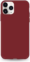 Huawei P30 Lite siliconen hoesje - Bordeaux Rood - shock proof hoes case cover - Telefoonhoesje met leuke kleur -