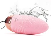 Waterproof Vibrerend Eitje – Met Afstandsbediening - Snel oplaadbaar - 10 standen - Roze – goud - Vibrator