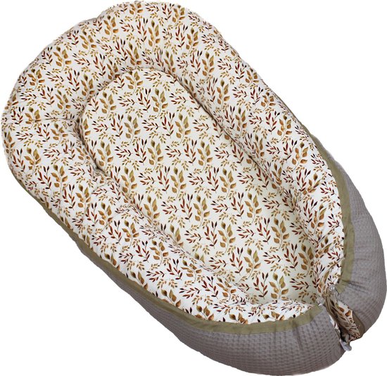 Babynestje - 110 x 75 cm - Kraam cadeau - Baby - Bruin
