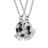 Kasey Vriendschapsketting - BFF ketting voor 2 - Best Friends - Voetbal