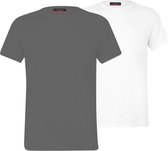 Pierre Cardin T-shirts - Voordeelset - Ronde Hals - Maat XXL - 2-pack - Grijs / Wit