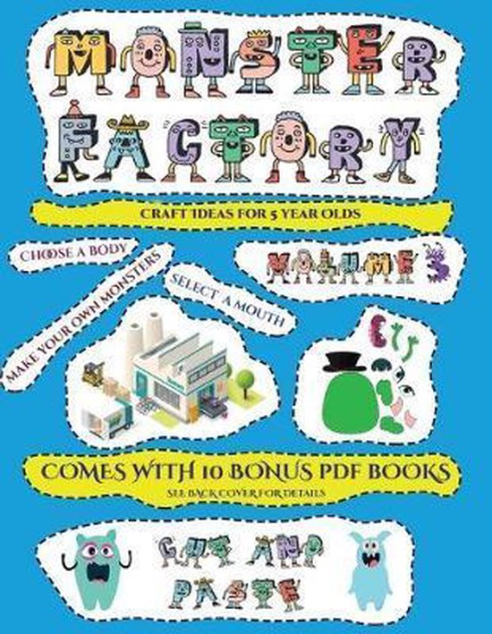 craft-ideas-for-5-year-olds-cut-and-paste-monster-factory-volume-3