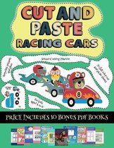 Scissor Cutting Practice (Cut and paste - Racing Cars)