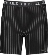 Elle Chic Meisjes broeken Elle Chic shorts pinstripe black 170/176