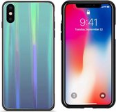 BackCover - Telefoonhoesje - Hoesje - Aurora Glass voor Apple iPhone Xr - Blauw