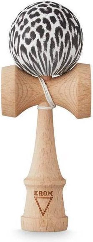 Afbeelding van het spel KROM RUBBER ANIMAL SNOW LEOPARD KENDAMA
