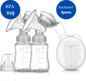 Elektrische Borstkolf - Dubbele Kolfapparaat - BPA-Vrij - 150 ml - 2 Kolven/Drinkflesjes - Speen