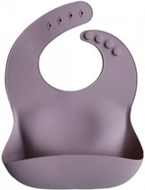Mushie Siliconen Slab -  Pale Mauve - Met Opvangbakje