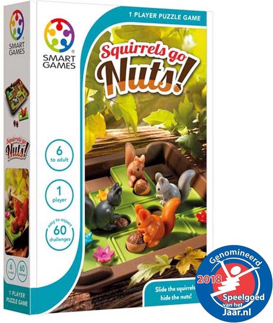 Thumbnail van een extra afbeelding van het spel Smart Games Squirrels Go Nuts