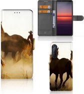 GSM Hoesje Sony Xperia 5II Bookcase Cowboy