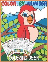Color by number coloring book