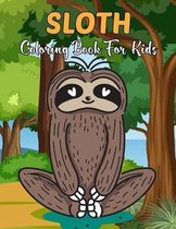 Sloth Coloring Book For Kids