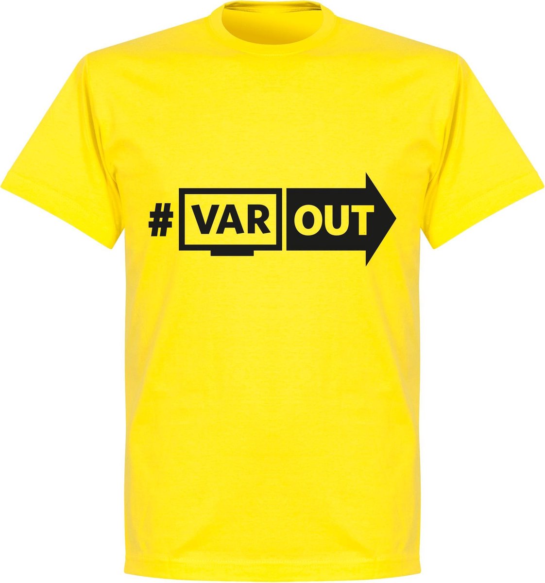 VARout T-Shirt - Geel/ Zwart - XL