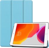 Tri-fold smart case hoes voor iPad 10.2 (2019 / 2020) - zacht blauw