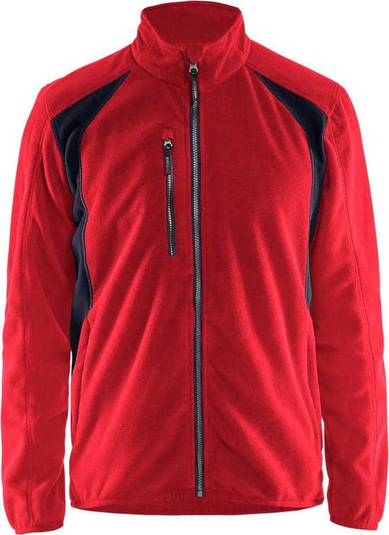 Blaklader 4730 Werktrui Fleece Rood/Zwart bol