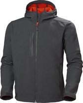 Helly Hansen Kensington Softshell Werkjas Capuchon Donkergrijs