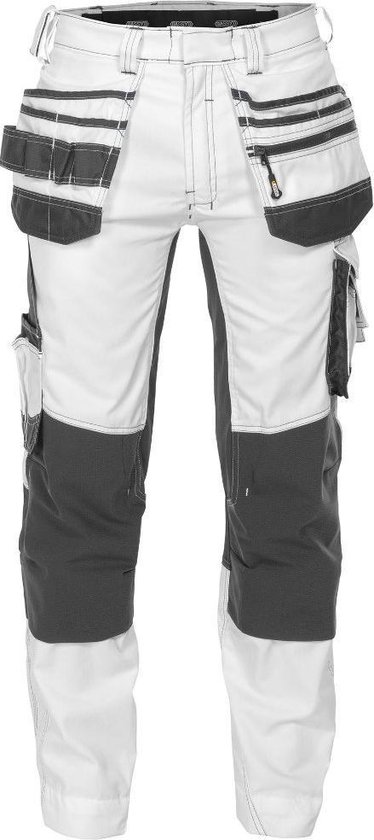 Pantalon peintre multipoches avec stretch et poches genoux