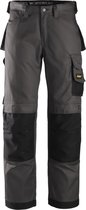 Pantalon de travail Snickers - avec poches holster - Workwear - 3212 - gris - taille 44