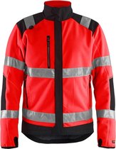 Blåkläder 4888-2524 Fleecejack High Vis Fluor Rood/Zwart maat XXL