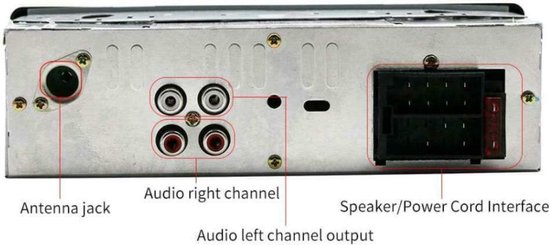 Autoradio met Bluetooth, Handsfree , AUX , USB , SD. Inclusief  afstandsbediening. | bol.com