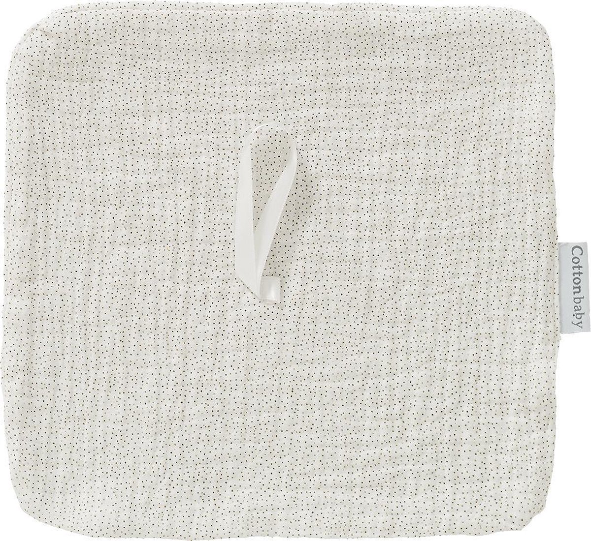 Cottonbaby - Speendoekje - Cottonsoft - Sparkle - Wit/Taupe