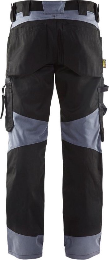 BLAKLADER 152918609933C154 Pantalon Haute-visibilité Noir/Jaune | Mister Worker