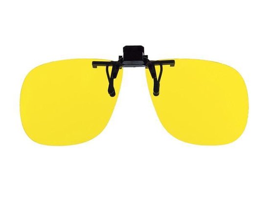 grootmoeder Ver weg Modieus Luxe Nachtbril Flip Up - Clip-on bril - Overzetbril | bol.com