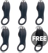 Penisring Cockring Siliconen Vibrators voor Mannen Penis sleeve - 5 + 1 GRATIS - Brilly Glam®