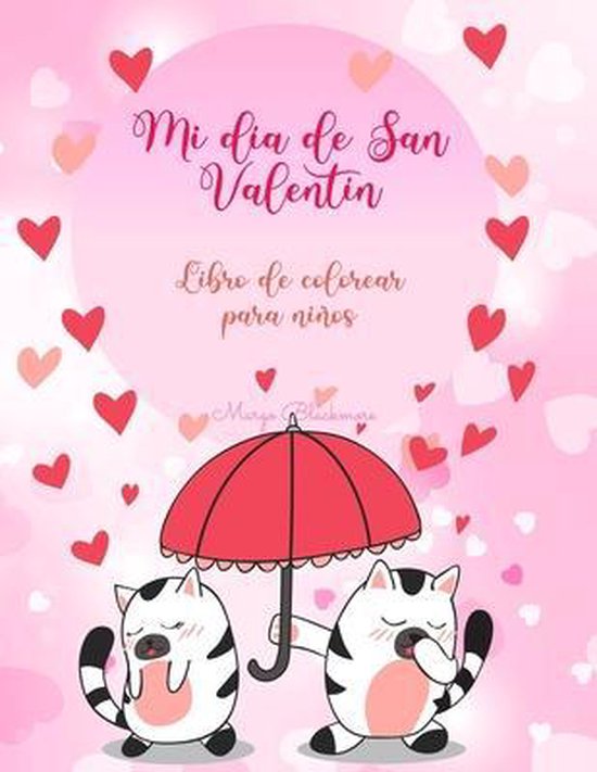 Mi día de San Valentín Libro de colorear para niños - cover