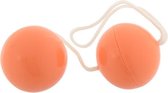 Vaginale Balletjes Kegelballen Vibrator Sex Toys voor Vrouwen - Oranje - Set van 2 - Sevencreations®