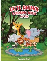 Cute Animal Coloring Book For Kids