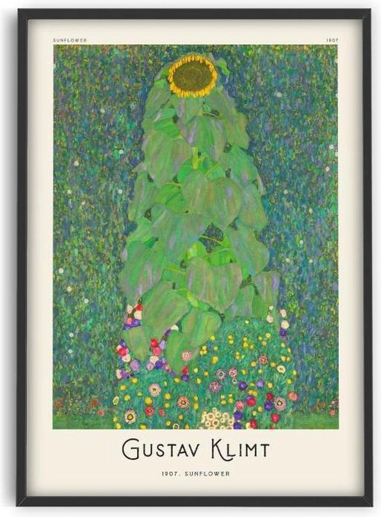 Gustav Klimt - Sunflower - 50x70 cm - Art Poster - PSTR studio