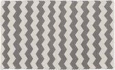 Vloerkleed - zigzag - 120x180 - voor binnen en buiten - wit met grijs - zigzag (alternatief voor 120x170 cm)