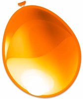 Ballonnen oranje metallic 50 stuks 30 cm