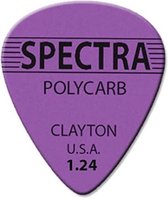 Clayton Spectra plectrums 1.24 mm 6-pack