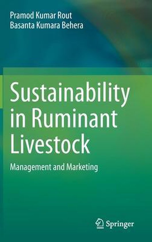 Sustainability in Ruminant Livestock - cover