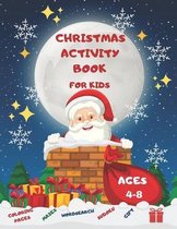 Christmas Activity Book for Kids Ages 4-8