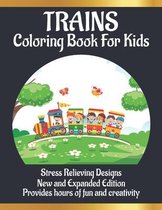 Trains coloring book for kids