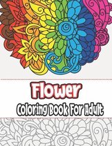 Flower Coloring Book For Adult