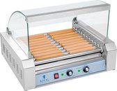 Royal Catering Hotdog Grill - 11 rollers - Roestvrij staal