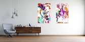 Onlinecanvas - Schilderij - Artistic Covers Design. Liquid Marble Texture. Art Vertical Vertical - Multicolor - 50 X 40 Cm