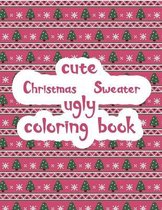 cute Christmas Sweater ugly coloring book